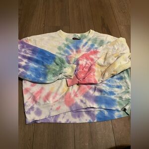 Abercrombie & Fitch cropped Multicolor Label Sweatshirt